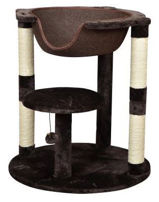 Bud-Z 2 Level Cat Tree With Suspended Bed Brown Cat 66x66x73cm 1pc