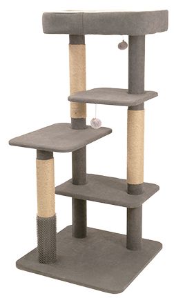 Bud-Z Soho Large 4 Level Grey Cat 58x58x120.5cm 1pc