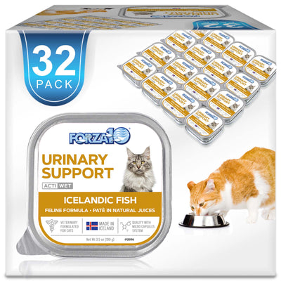 FORZA10 NUTRACEUTIC ACTIWET URINARY SUPPORT ICELANDIC FISH RECIPE WET CAT FOOD