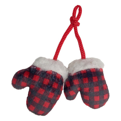 HUXLEY & KENT KITTYBELLES HOLIDAY MITTENS WITH CATNIP : CAT TOY