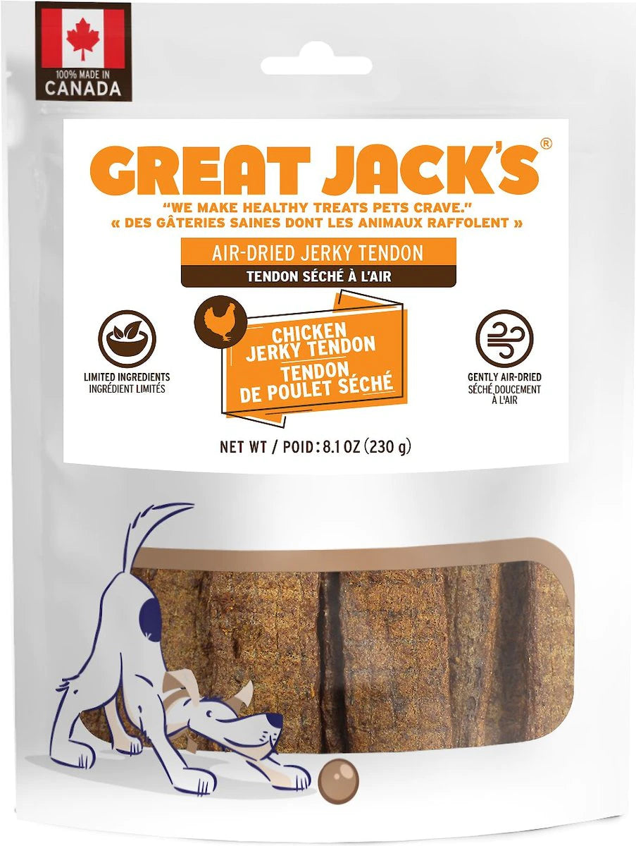 GREAT JACK'S AIR DRIED CHICKEN JERKY DOG TREATS