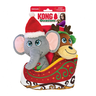 KONG HOLIDAY - OCCASIONS SLEIGH DOG TOY