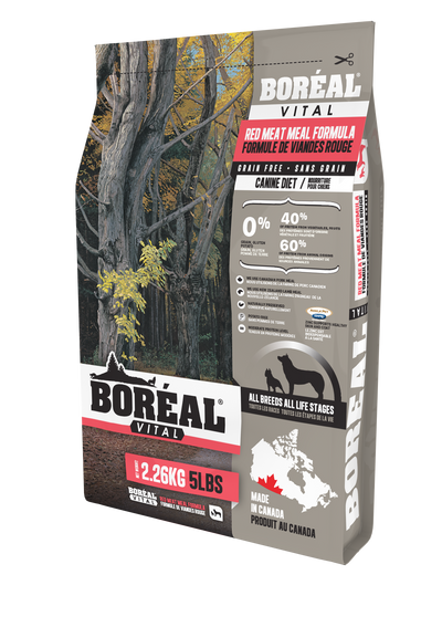 BORÉAL VITAL ALL BREED RED MEAT MEAL - GRAIN FREE DOG FOOD