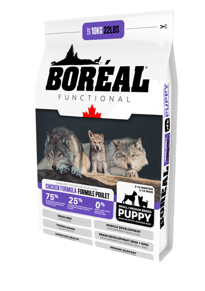 BORÉAL FUNCTIONAL SMALL AND MEDIUM BREED PUPPY DOG FOOD
