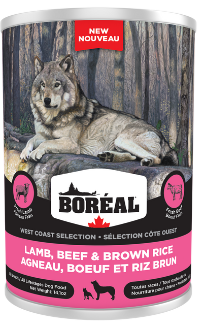 BOREAL  WEST COAST SELECTION DOG - LAMB, BEEF & BROWN RICE