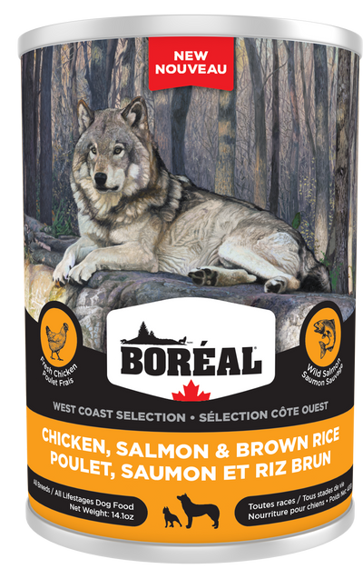 BOREAL WEST COAST SELECTION DOG - CHICKEN, SALMON & BROWN RICE
