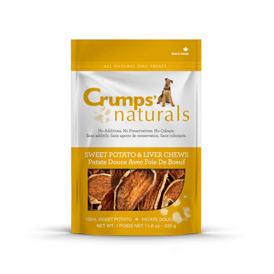 CRUMPS NATURALS SWEET POTATO WITH LIVER DOG TREATS