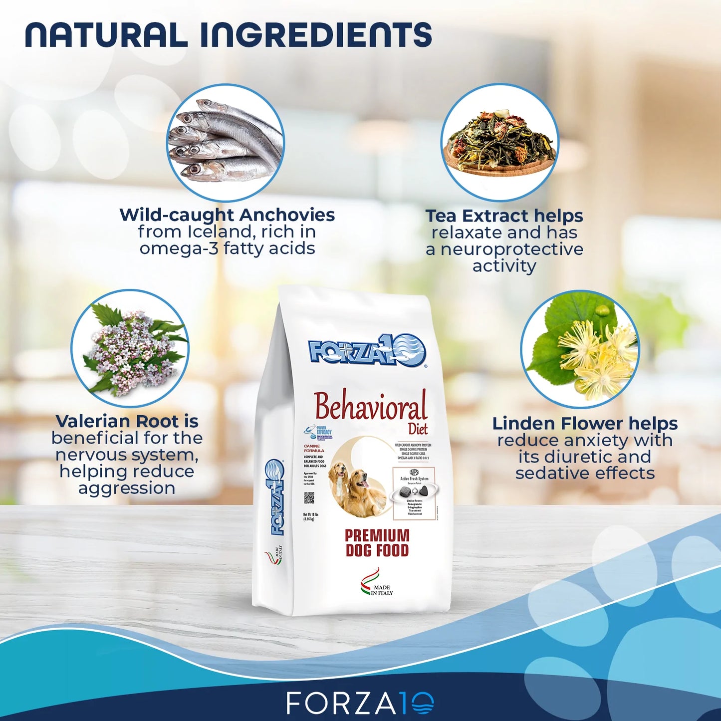 FORZA10 NUTRACEUTIC ACTIVE LINE BEHAVIORAL SUPPORT DIET DRY DOG FOOD