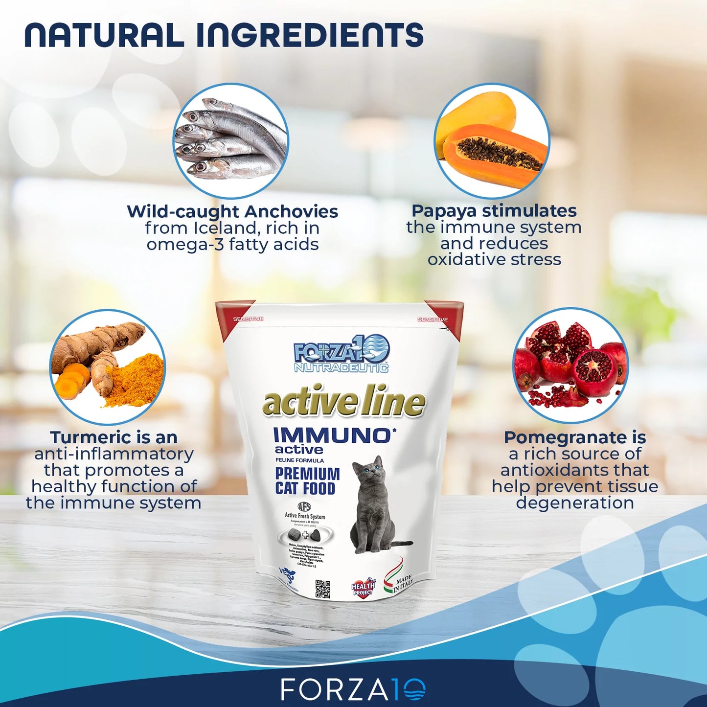 FORZA10 NUTRACEUTIC ACTIVE IMMUNO SUPPORT DIET DRY CAT FOOD