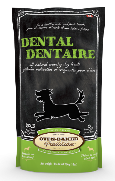 ALL NATURAL DENTAL TREATS FOR DOGS OVEN BAKED TRADITION DOG TREAT