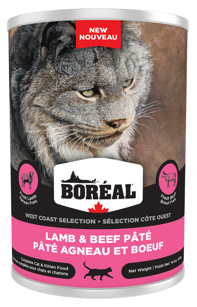 BOREAL WEST COAST SELECTION CAT- LAMB AND BEEF PATE