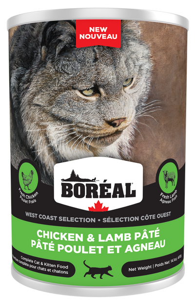 BOREAL WEST SELECTION COAST CAT - CHICKEN AND LAMB PATE