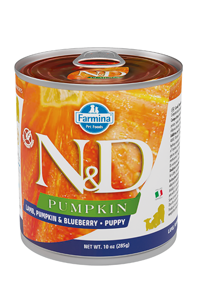 FARMINA N&D PUMPKIN - LAMB, BLUEBERRY, & PUMPKIN PUPPY WET FOOD