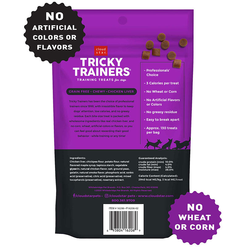 CLOUD STAR TRICKY TRAINERS PUPPY MINI LIVER 5OZ