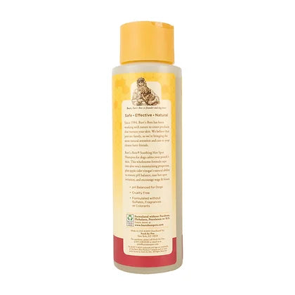 BURT’S BEES SOOTHING HOT SPOT SHAMPOO WITH APPLE CIDER VINEGAR & ALOE VERA