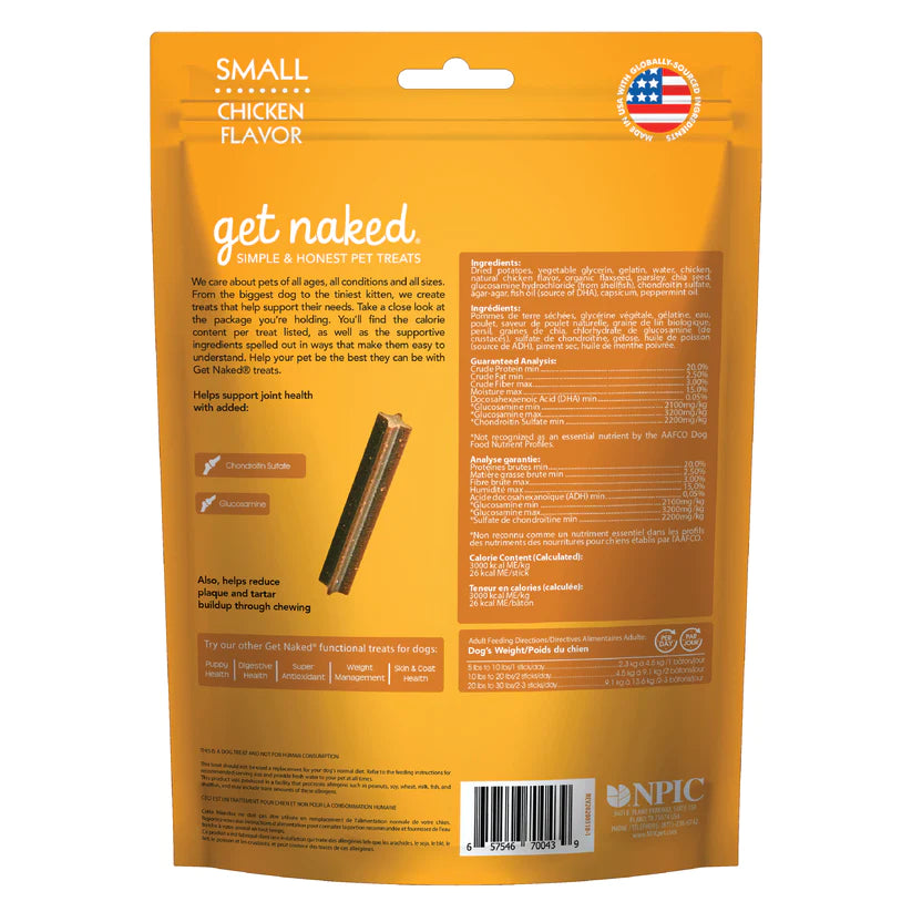 GET NAKED DENTAL CHEW STICKS - JOINT HEALTH