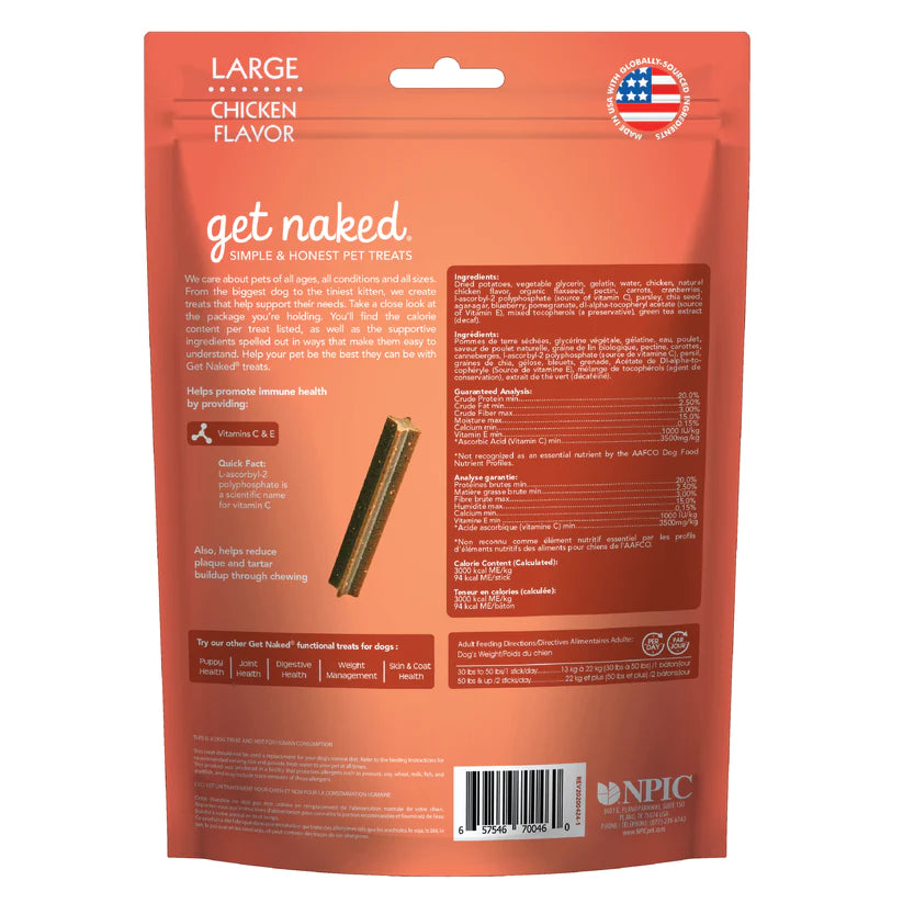 GET NAKED DENTAL CHEW STICKS - SUPER ANTIOXIDANT