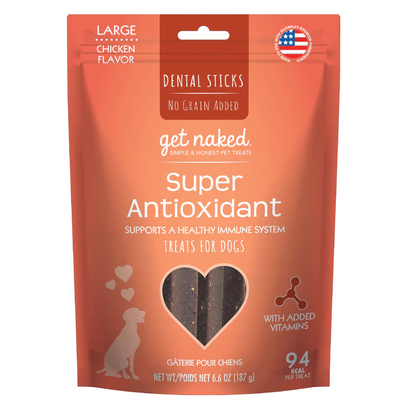 GET NAKED DENTAL CHEW STICKS - SUPER ANTIOXIDANT