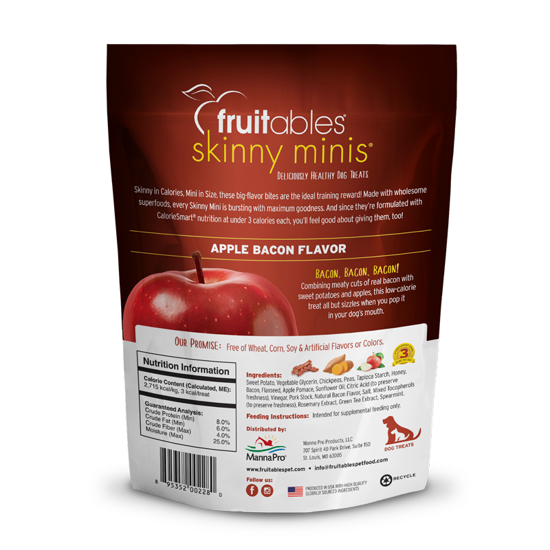 FRUITABLES SKINNY MINIS APPLE BACON