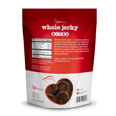 FRUITABLES WHOLE BACON & APPLE JERKY BITES