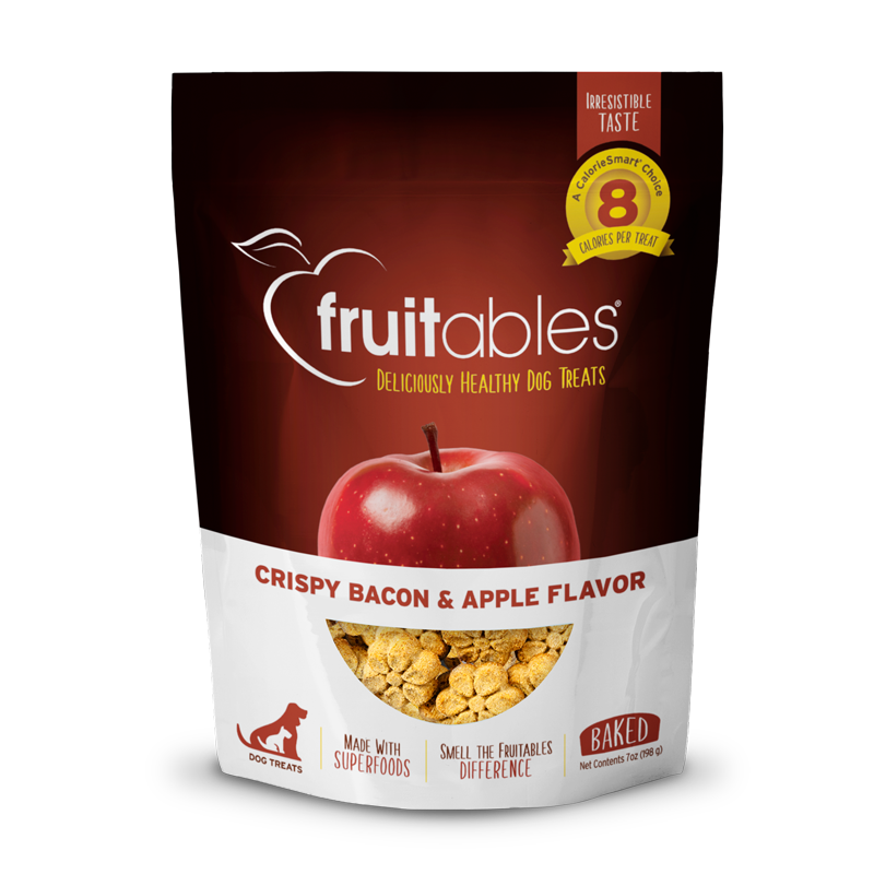 FRUITABLES CRISPY BACON & APPLE DOG TREATS