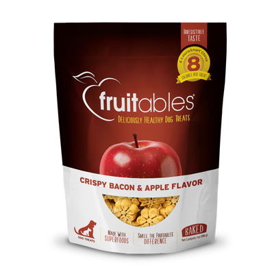 FRUITABLES CRISPY BACON & APPLE DOG TREATS