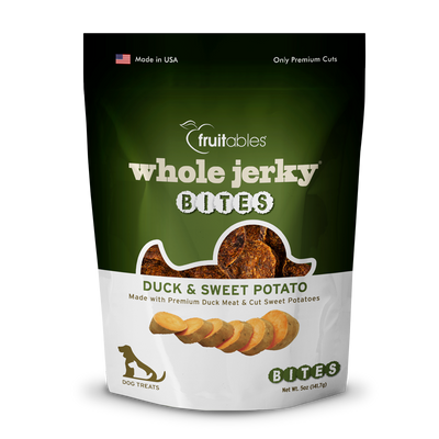 FRUITABLES WHOLE DUCK AND SWEET POTATO JERKY BITES