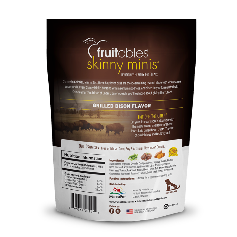 FRUITABLES SKINNY MINIS GRILLED BISON