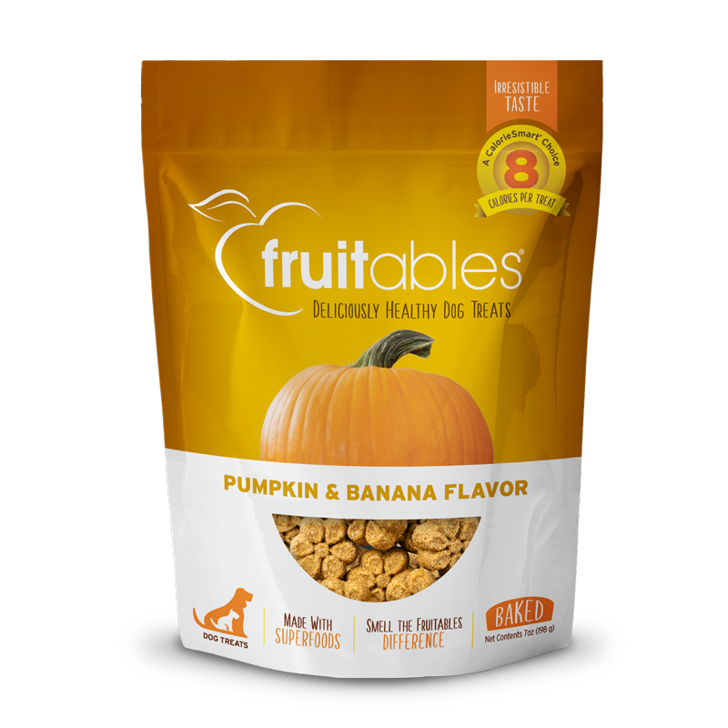 FRUITABLES PUMPKIN & BANANA DOG TREATS