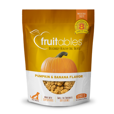 FRUITABLES PUMPKIN & BANANA DOG TREATS