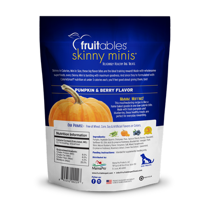 FRUITABLES SKINNY MINIS PUMPKIN & BERRY