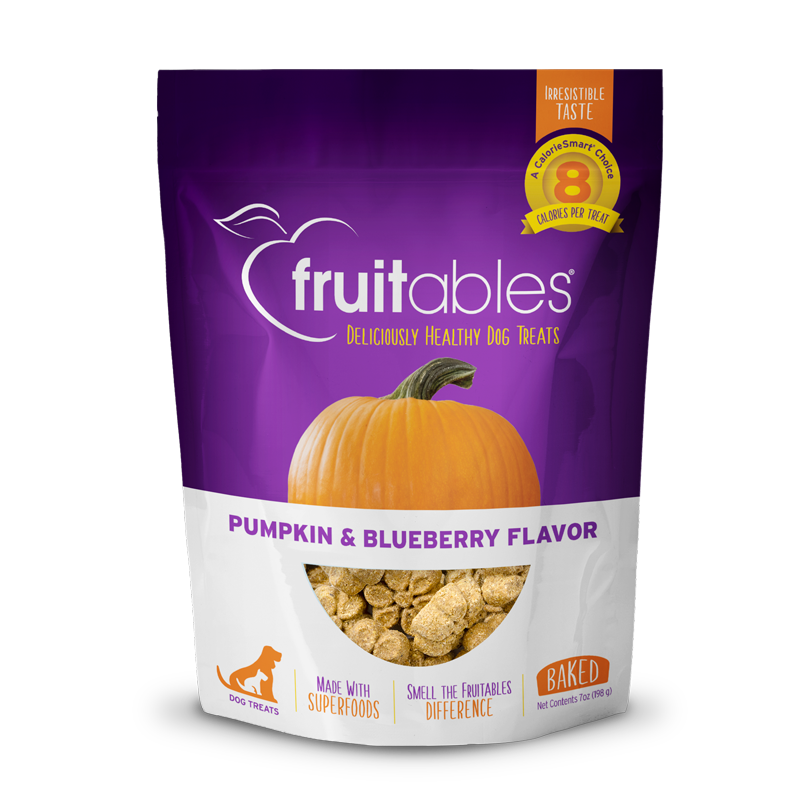 FRUITABLES CRISPY PUMPKIN AND CRANBERRY DOG TREATS