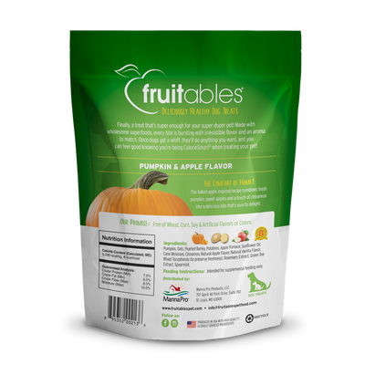 FRUITABLES PUMPKIN & APPLE DOG TREATS