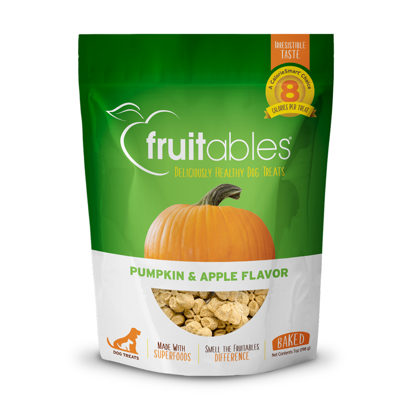 FRUITABLES PUMPKIN & APPLE DOG TREATS