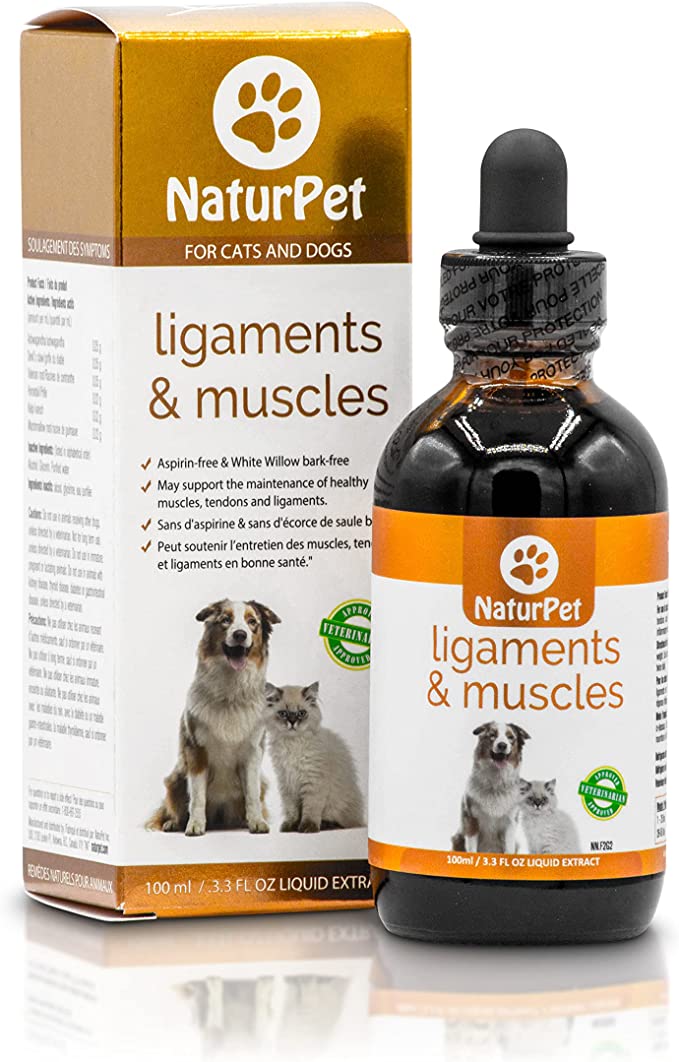 NATURPET HERBAL REMEDIES SYMPTOM RELIEF - LIGAMENT & MUSCLES