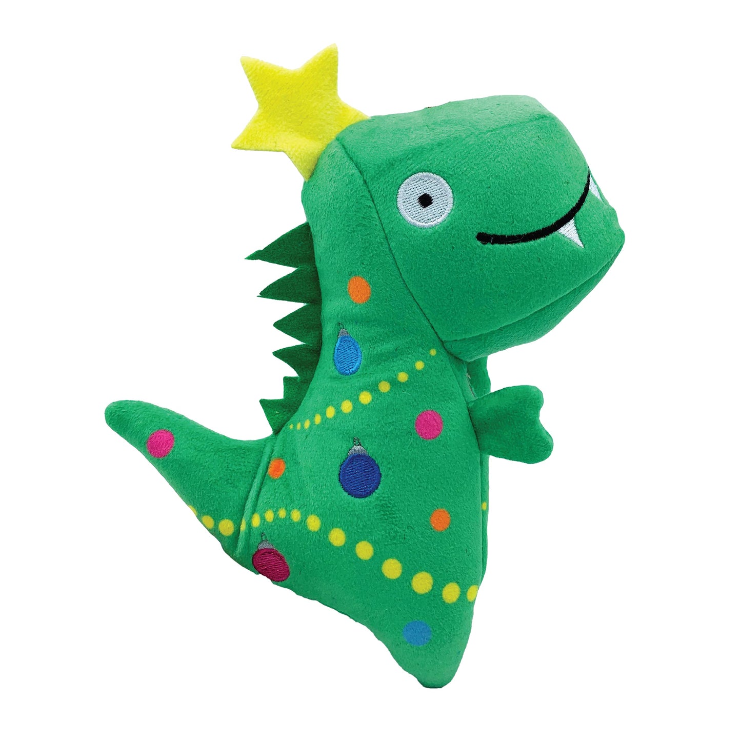 HUXLEY & KENT HOLIDAY - POWER PLUSH TREE REX DINO DOG TOY