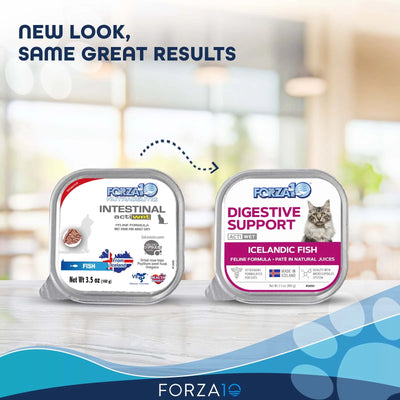 FORZA10 NUTRACEUTIC ACTIWET DIGESTIVE SUPPORT ICELANDIC FISH RECIPE WET CAT FOOD