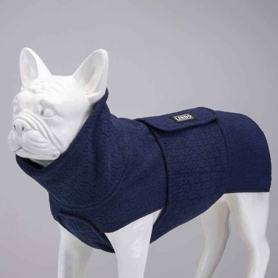 LINDO CLOTHING FLEECE SWEATER : NAVY BLUE