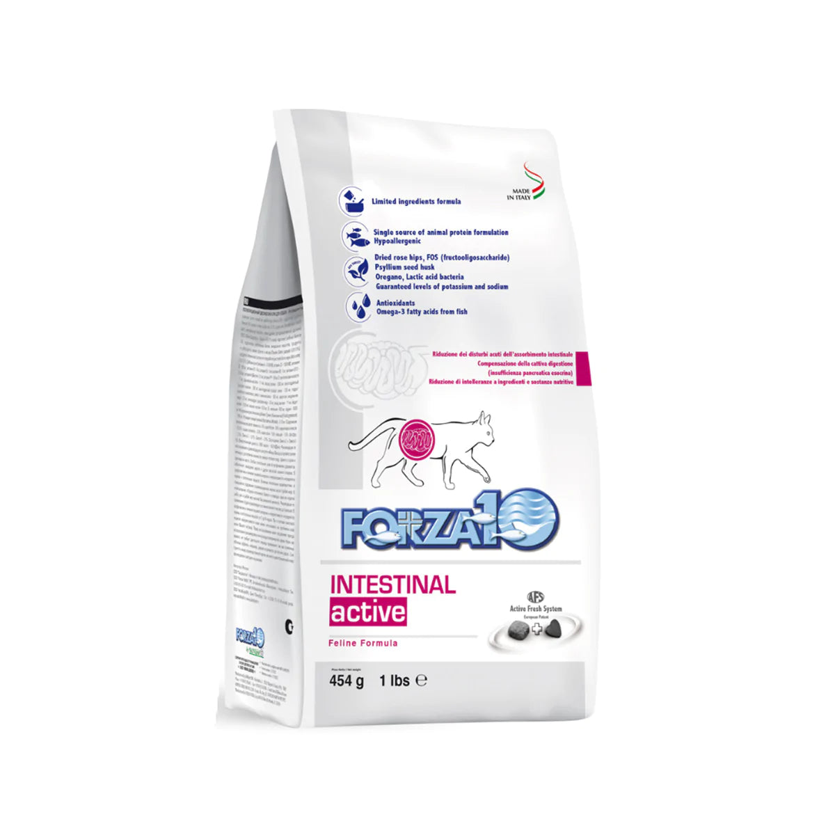 FORZA10 NUTRACEUTIC ACTIVE INTESTINAL SUPPORT DIET DRY CAT FOOD
