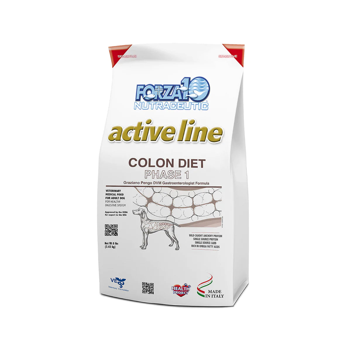 FORZA10 NUTRACEUTIC ACTIVE COLON DIET PHASE 1 DRY DOG FOOD