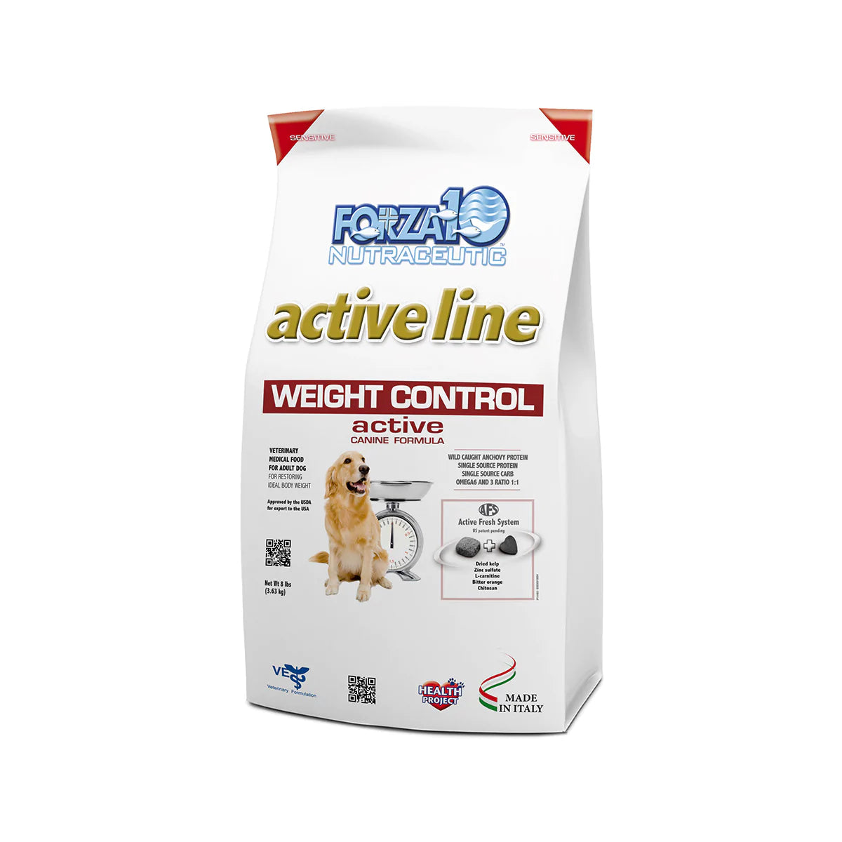 FORZA10 NUTRACEUTIC ACTIVE LINE WEIGHT CONTROL DIET DRY DOG FOOD