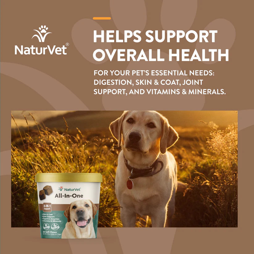 NATURVET® ALL-IN-ONE SOFT CHEWS (70 CT)