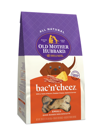 OLD MOTHER HUBBARD CRUNCHY CLASSIC BISCUITS : BAC-N-CHEEZ