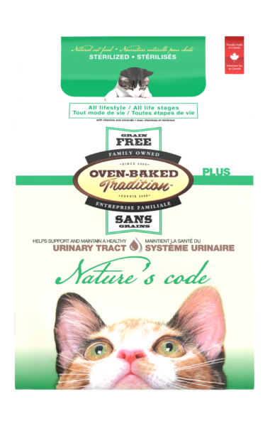 GRAIN-FREE FOOD FOR STERILIZED CATS OF ALL LIFE STYLE – CHICKEN OVEN BAKED TRADITION CAT FOOD