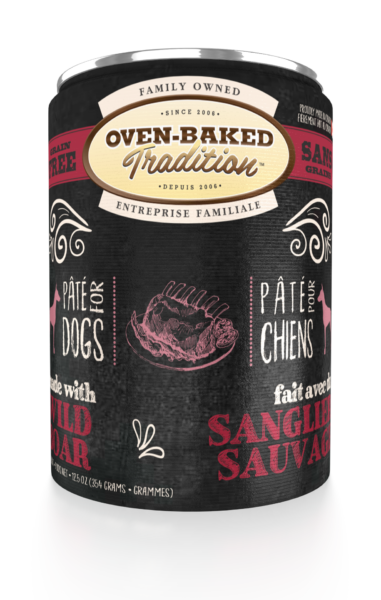 GRAIN-FREE PÂTÉ FOR ADULT DOGS – BOAR OVEN BAKED TRADITION DOG FOOD