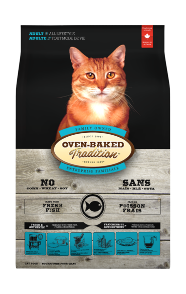 FOOD FOR ADULT CATS OF ALL LIFESTYLE – FISH OVEN BAKED TRADITION CAT FOOD