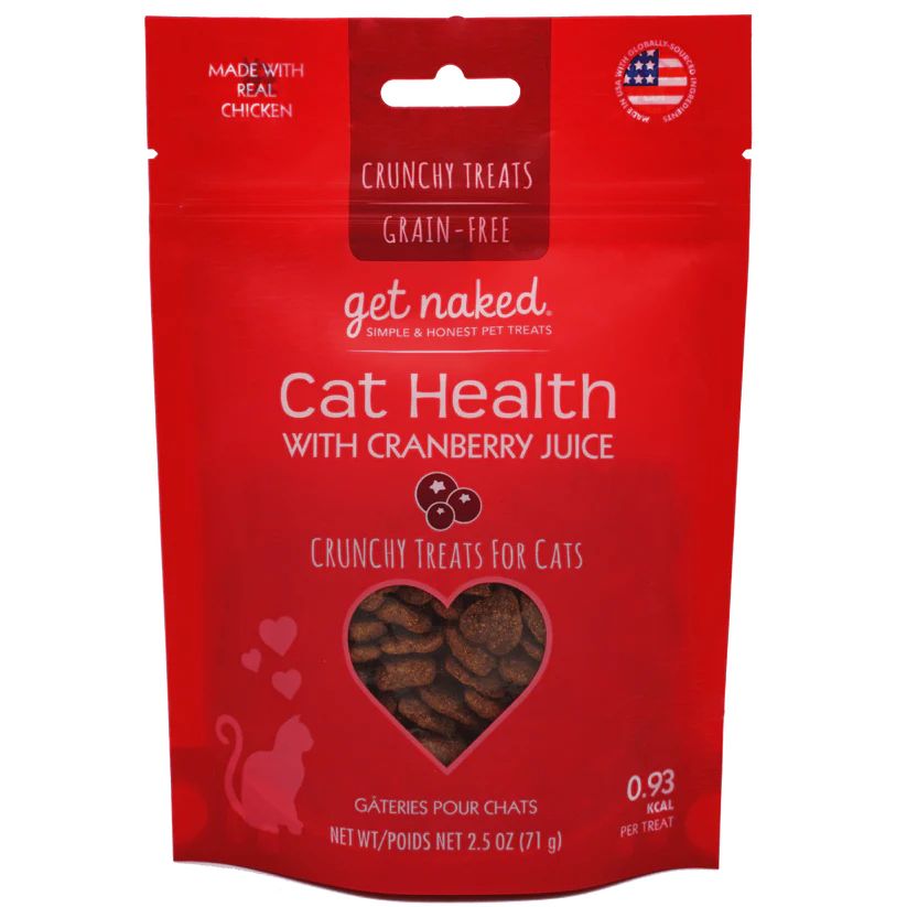 GET NAKED CAT HEALTH WITH CRANBERRY JUICE CRUNCHY TREATS