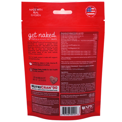 GET NAKED CAT HEALTH WITH CRANBERRY JUICE CRUNCHY TREATS