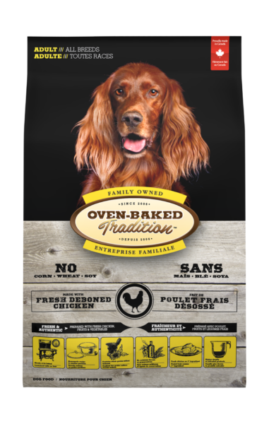 FOOD FOR ALL BREED ADULT DOGS – CHICKEN OVEN BAKED TRADITION DOG FOOD