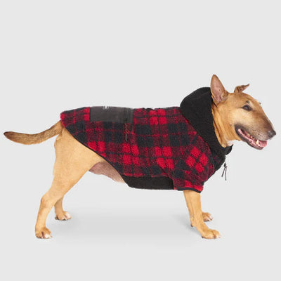 CANADA POOCH COOL FACTOR HOODIE : RED PLAID